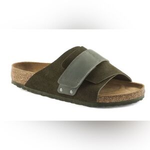 Birkenstock Kyoto Suede Leather in Thyme size 41